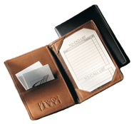 Fold Over Leather Notepads